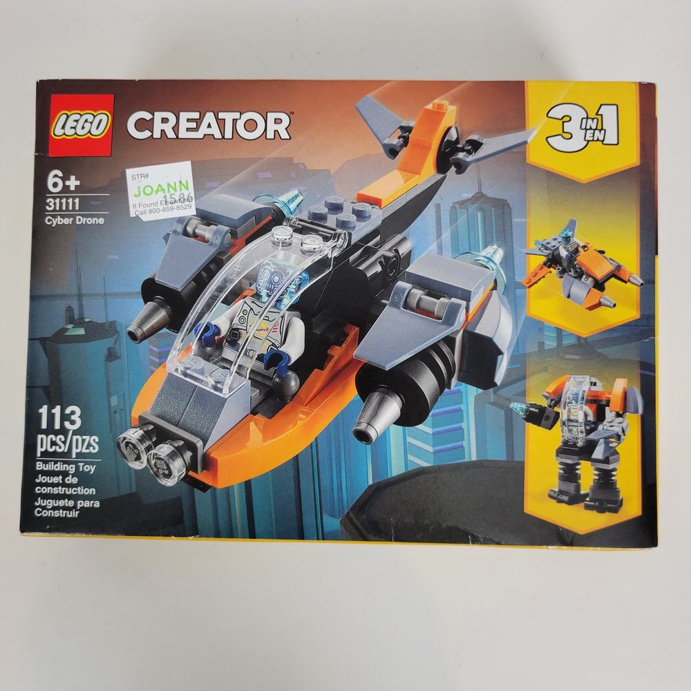 Lego Creator Building Toy 31111 Cyber Drone 3 in 1 133 pcs Puzzle NEW‎